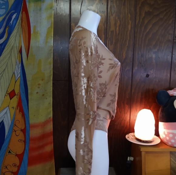 Size Small Dynamite long sleeve v-neck bodysuit - Picture 3 of 16